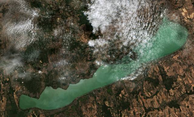 Balaton műholdképe, 2026. 09. 18.