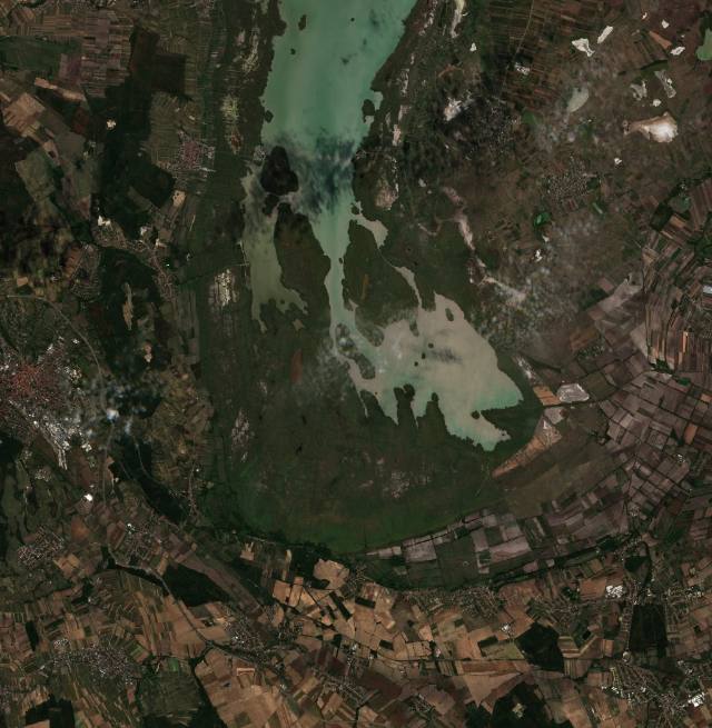 Fertő tó műholdképe, 2026. 09. 16.