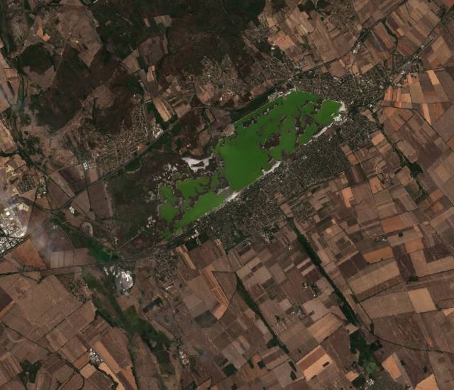 Velencei-tó műholdképe, 2026. 09. 20.